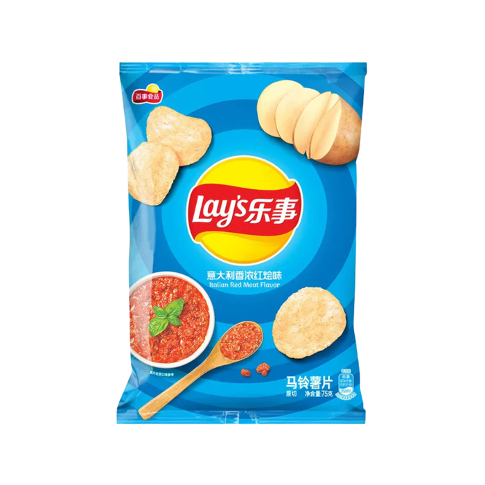 Lay's Italian Red Meat Flavor Potato Chips, 70g