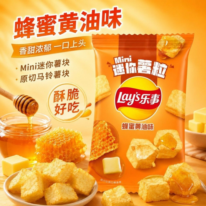 Lay's Mini Potato Bites Honey Butter Flavor, 40g