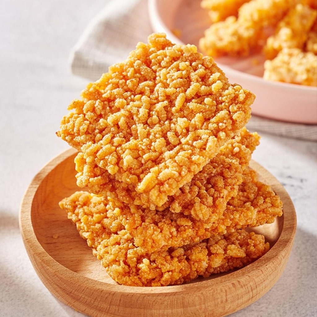 Bibizan Rice Cracker Crab Roe Flavor, 250g — Exotic Snacks Company