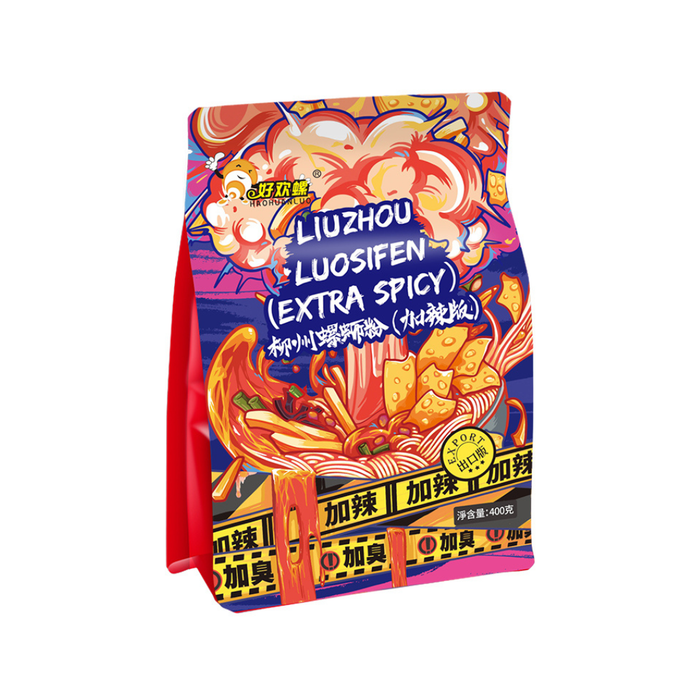 Haohuanluo River Snails Rice Noodle Extra Spicy Flavor, 400g