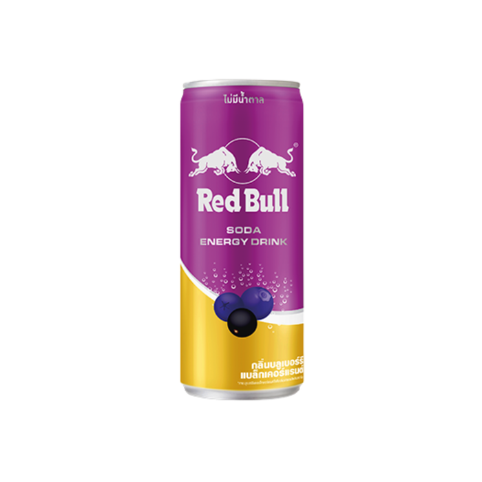 Red Bull Blueberry Blackcurrant Flavor Energy Drink, 250ml