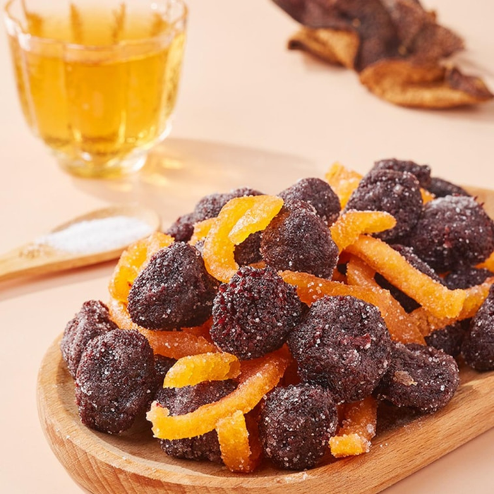 Bibizan Tangerine Peel Waxberry Dried Fruits, 80g