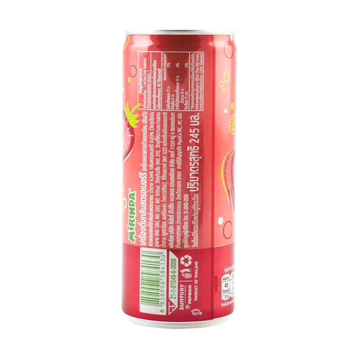 Mirinda Strawberry Soda Flavor, 245ml