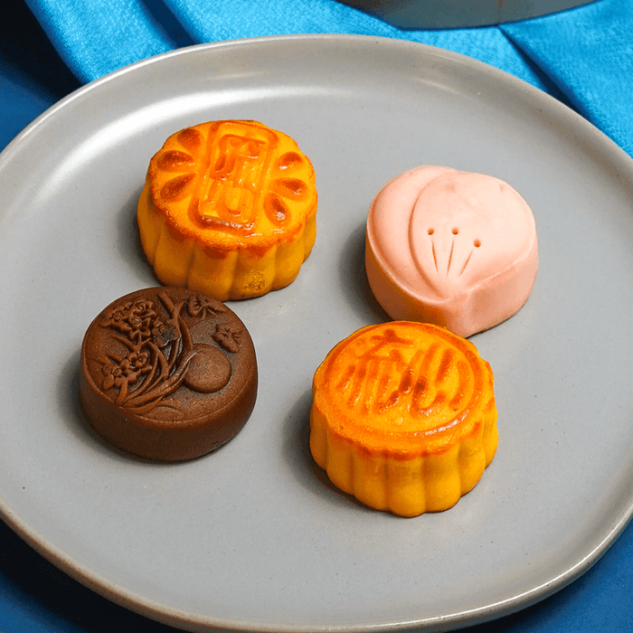 Dao Xiang Cun Beijing Golden Years Assorted Lava Mooncake, 4 Flavors, 10 Pieces