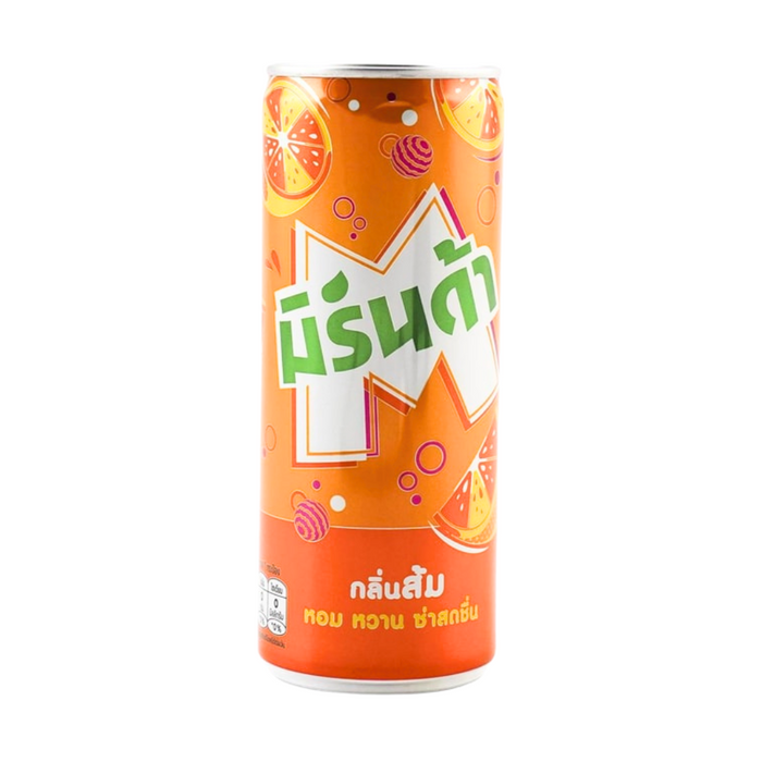 Mirinda Orange Soda Flavor, 245ml