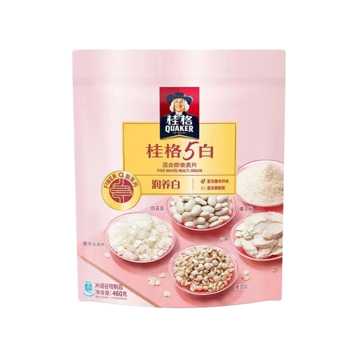 Quaker 5 White Mixed Instant Oatmeal, 460g