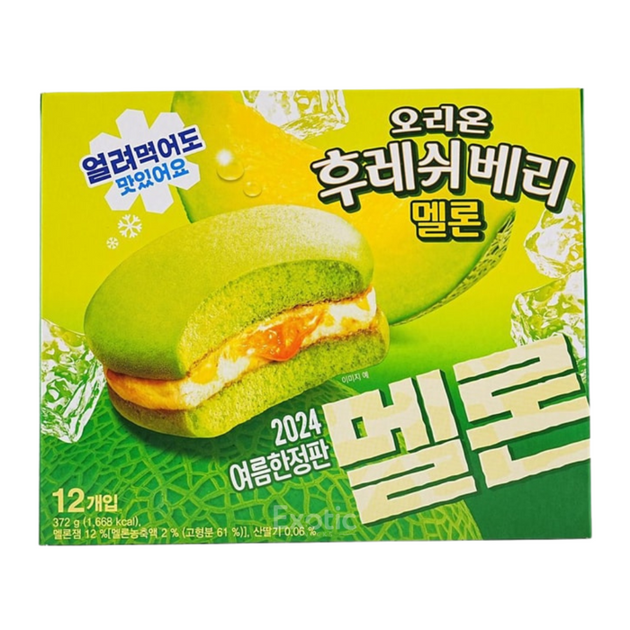 Orion Choco Pie Fresh Berry Melon Flavor, 372g