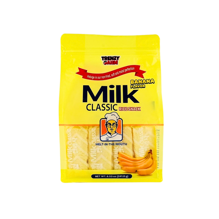 Milk Classic Rice Cracker Banana Flavor, 242g