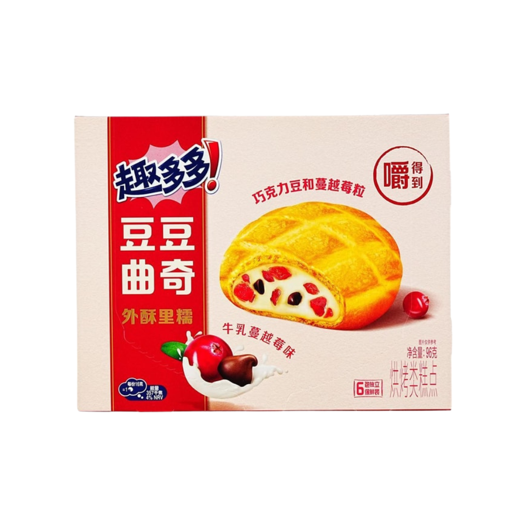 ラッキーなお城【ハッピー】 Chips Ahoy Milk Cranberry Flavor Chocolate Chip Cookies, 96g