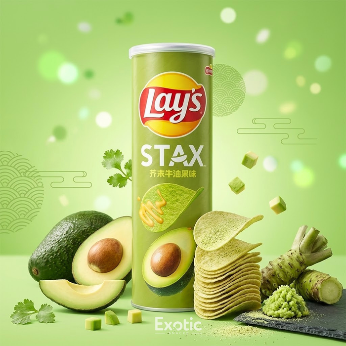 Lay’s Avocado Wasabi Flavor Chips, 104g