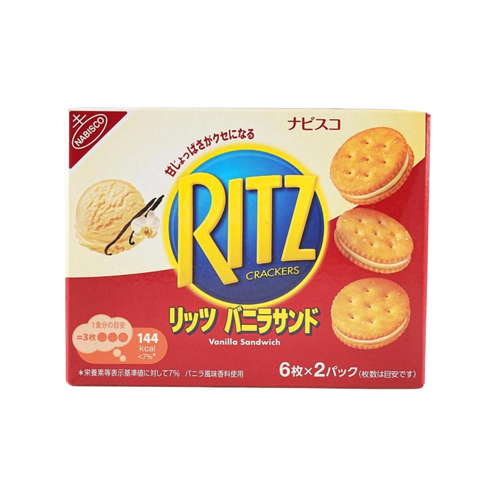 Ritz Japan Vanilla Cream Sandwich Crackers, 106g