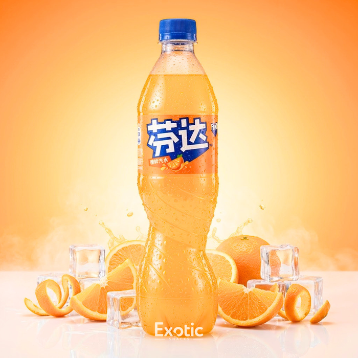 Fanta Orange Flavored Soda, 500ml - China