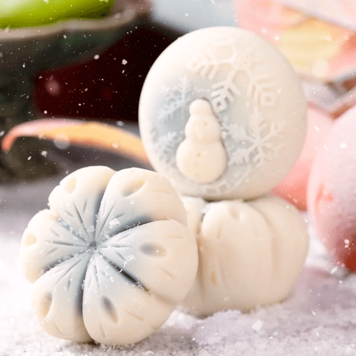 Dao Xiang Cun Winter Scenery Mooncake Mid Autumn Gift Box, 6pc 10.06oz