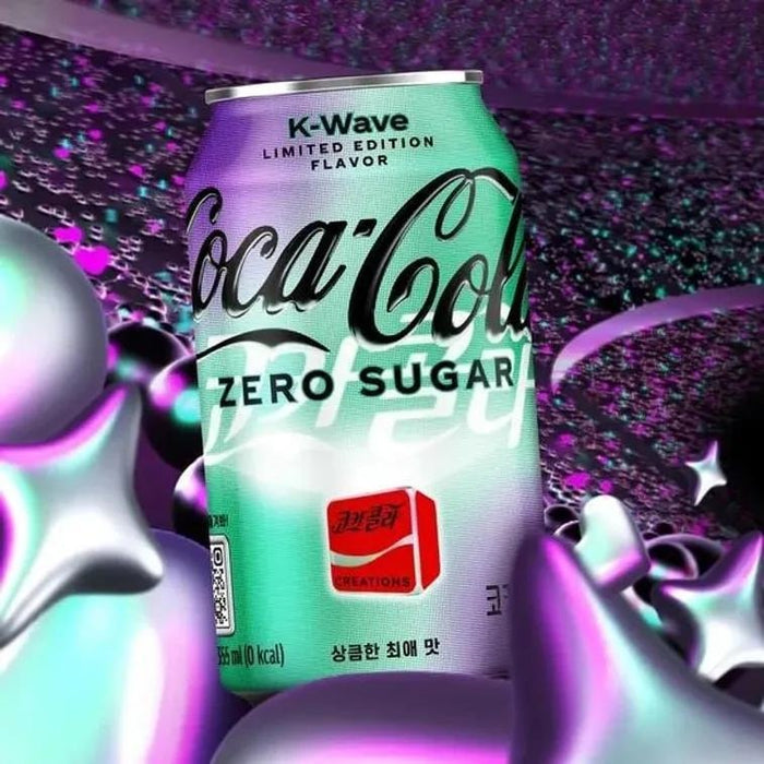 Coca-Cola K-Wave Flavor Zero Sugar Limited Edition, 355ml