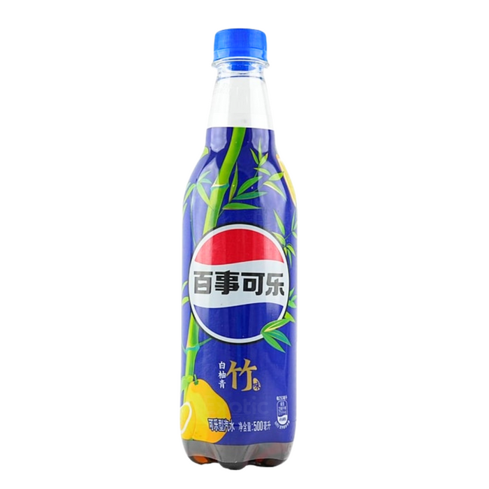 Pepsi White Grapefruit Green Bamboo Soda Flavor, 500ml