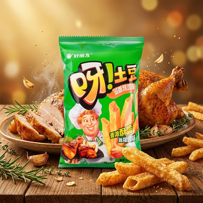 Orion Potato French Fries BBQ Chicken Flavor, 70g