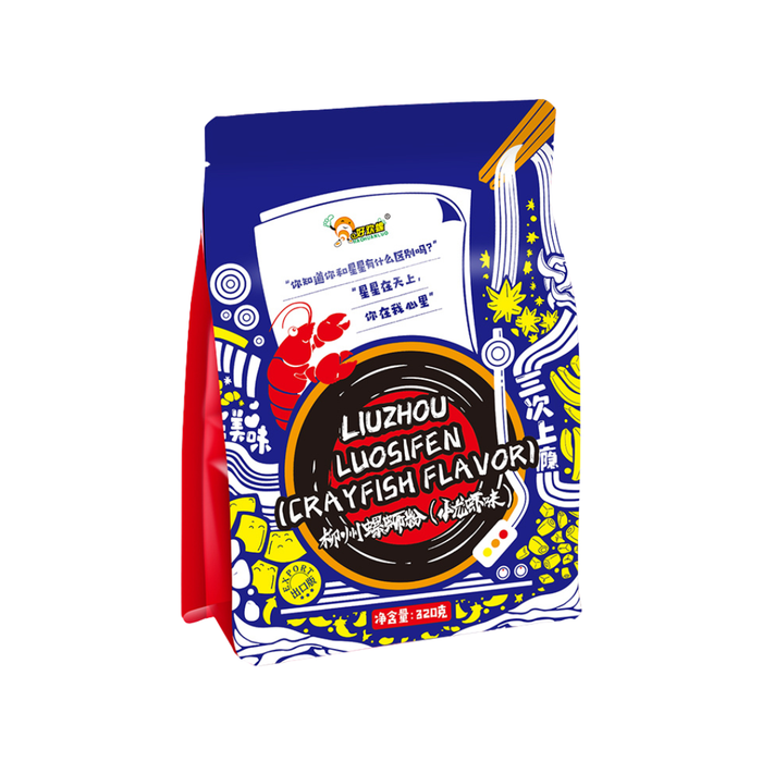 Haohuanluo River Snails Rice Noodle Crayfish Flavor, 320g