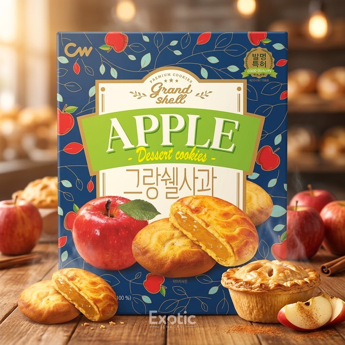 CW Grand Shell Apple Pie Dessert Cookies, 234g