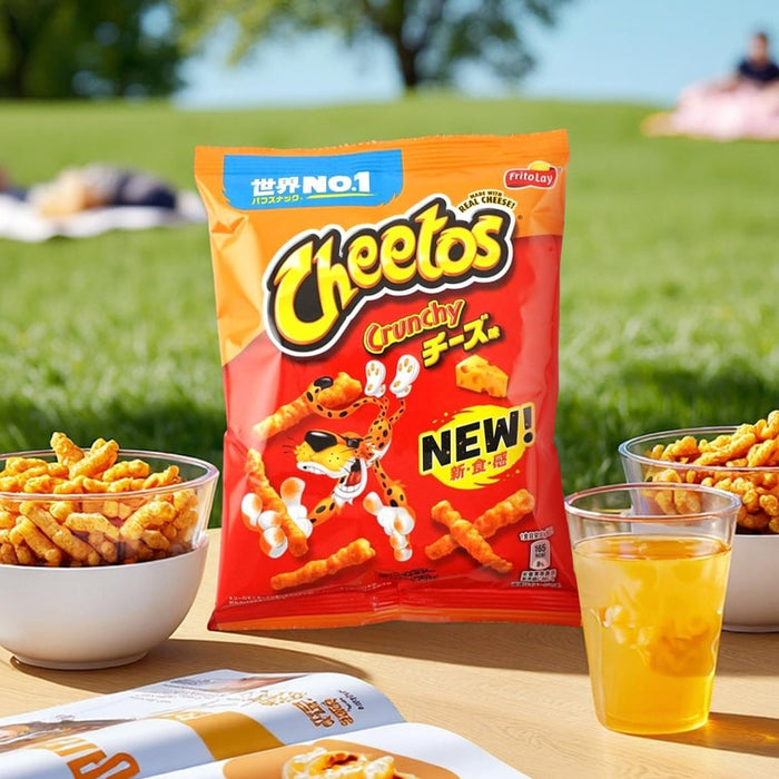 Cheetos Japanese Crunchy Real Cheese Flavor Potato Chips, 75g