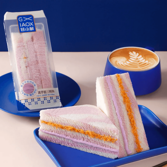 Taro Paste Chicken Meat Floss Sandwich, 70g