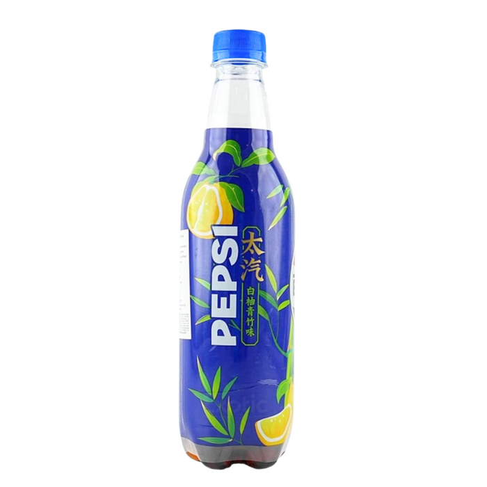 Pepsi White Grapefruit Green Bamboo Soda Flavor, 500ml