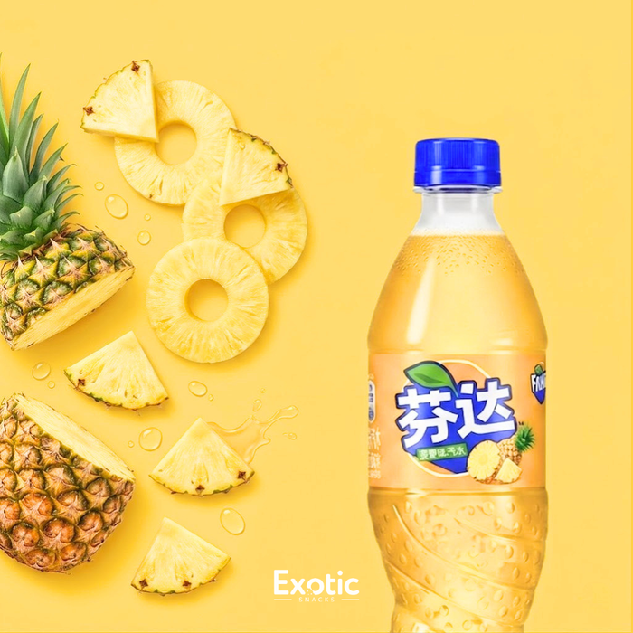 Fanta Pineapple Flavored Soda, 500ml - China