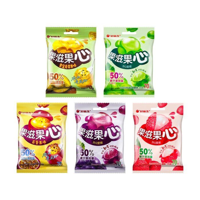 Orion Peel-able Fruity Fudge Jelly Candy - 70g