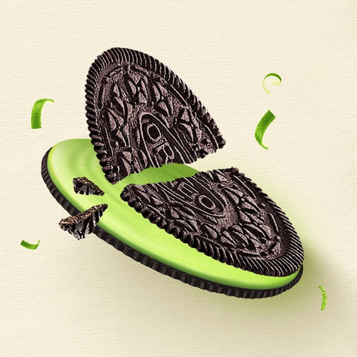 Oreo Crispy Thin Lime Lemon Cheese Flavor, 95g