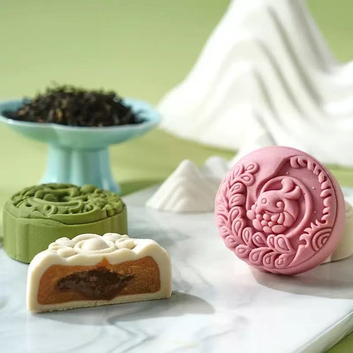 Yaoji Tea And Fruits Flavor Mooncakes, 280g
