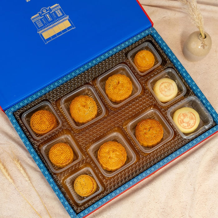 Joyous Reunion Mooncake Gift, 8 Flavor 10 Pieces