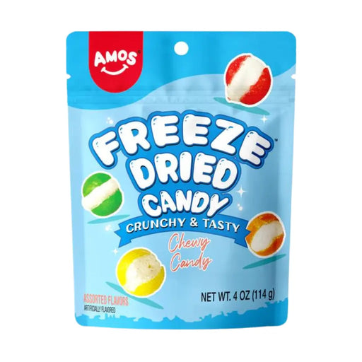 Amos Freeze Dried Candy Skittles, 114g Amos Sweets