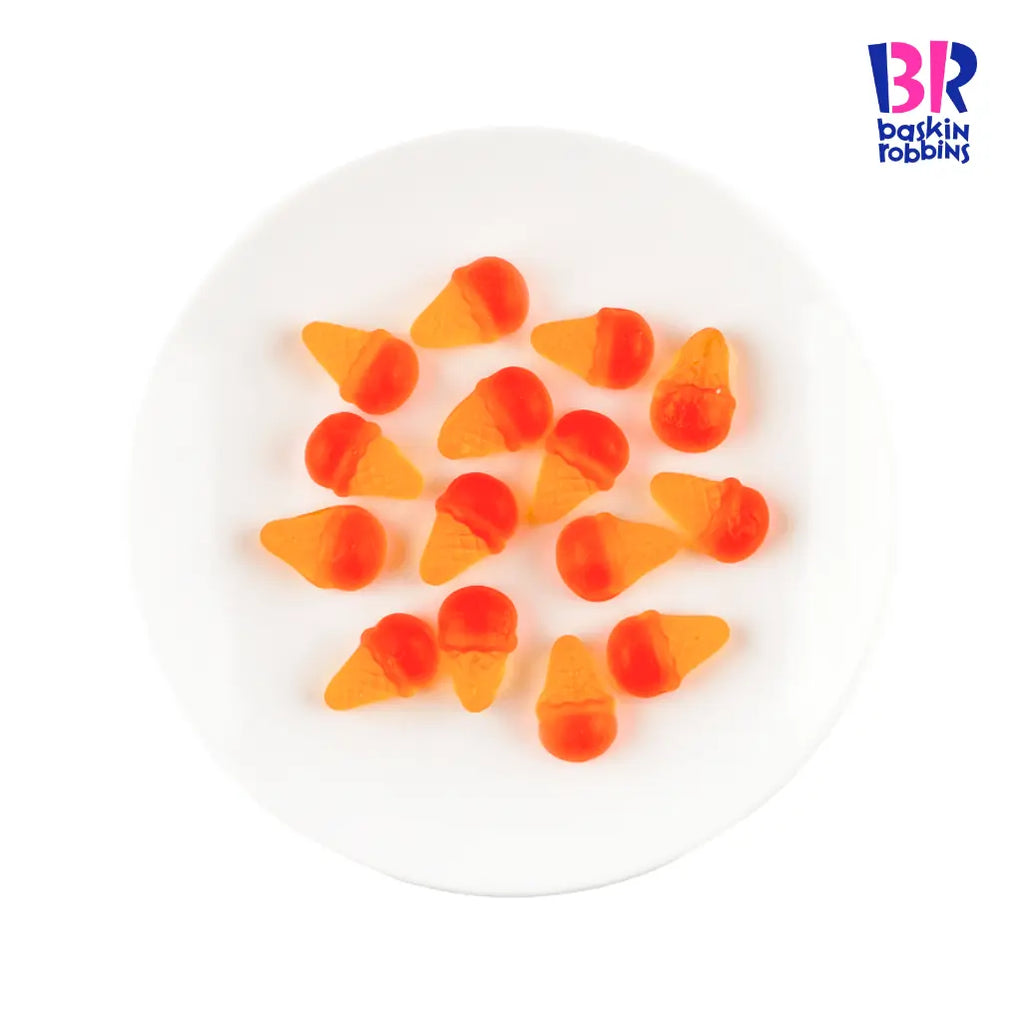 Baskin Robbins Ice Cream Jelly Cherry Jubilee Flavor Gummy 48g — Exotic