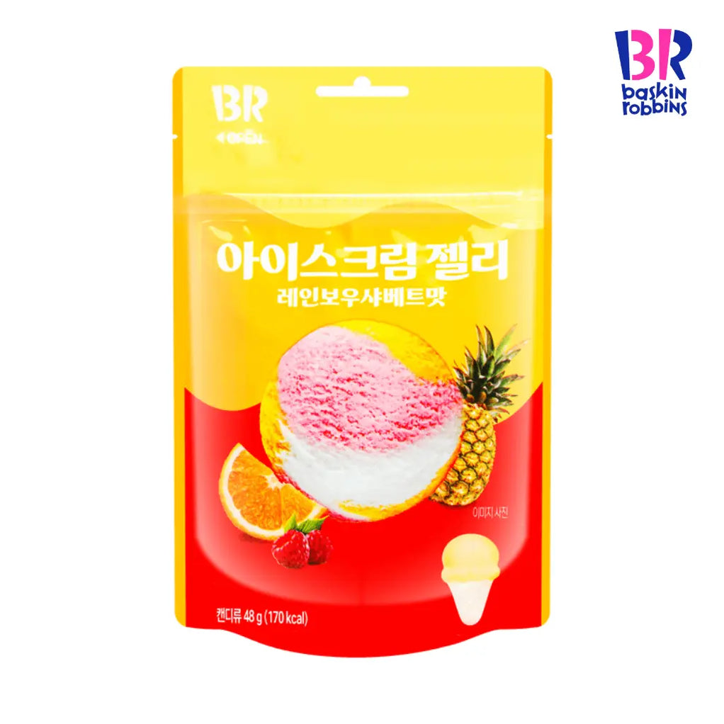 Baskin Robbins Ice Cream Jelly Berry Berry Strawberry Flavor Gummy 48g