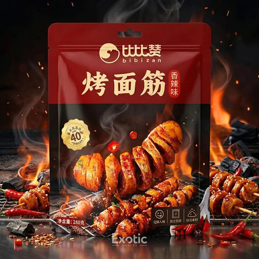 Bibizan Spicy Gluten Strips Snack, 280g Bibizan