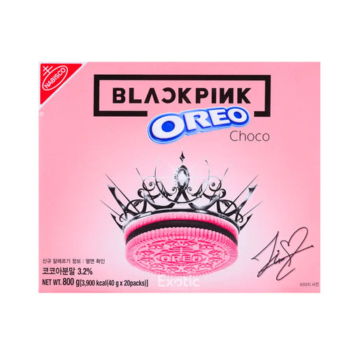 Blackpink Chocolate Oreo Korea Special Edition Box - 28.22oz Oreo