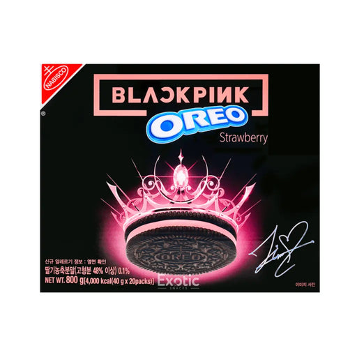 Blackpink Strawberry Oreo Korea Special Edition Box - 28.22oz Oreo