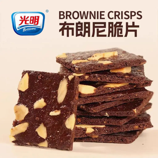 Brownie Crisps Chocolate Nut Flavor, 60g GUANG MING