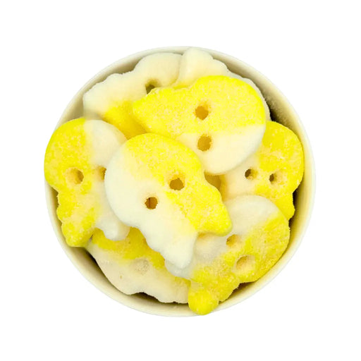 Bubs Cool Passion & Pineapple Skulls Foam Sour Swedish Candy, 4oz Oz&Lbs Confectionary