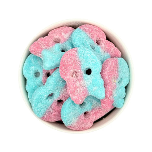 Bubs Sour Skulls Foam Fizzy Swedish Candy, 4oz Oz&Lbs Confectionary