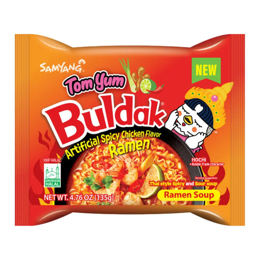 Buldak Spicy Tom Yum Hot Chicken Flavor Ramen Pack, 135g SamYang