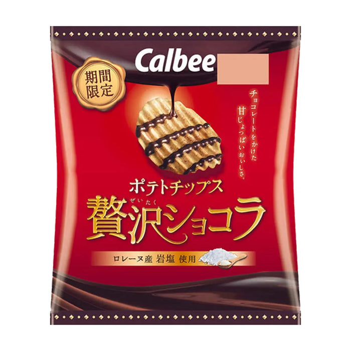 Calbee Chocolate Drizzled Chips - 52g Calbee