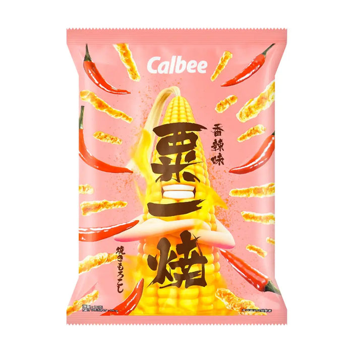 Calbee Grill A Corn Hot & Spicy Flavor - 80g Calbee