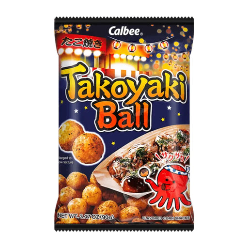 Calbee Takoyaki Balls Crunchy Snack, 90g Calbee