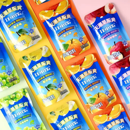 Caprisun of China, Fruit Pouches, 80ml Jiangxiaoyin