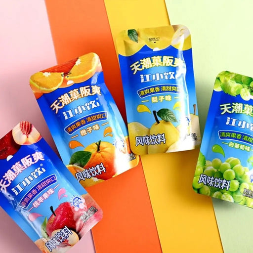 Caprisun of China, Fruit Pouches, 80ml Jiangxiaoyin