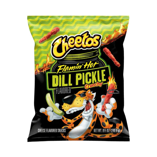 Cheetos Flamin Hot Dill Pickle Flavor Chips, 240.9g Cheetos