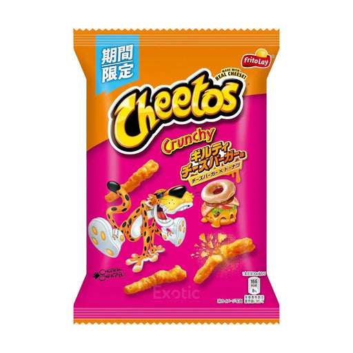 Cheetos Guilty Cheeseburger Flavored Chips, 75g Exotic Snacks Company