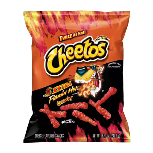 Cheetos XXTRA Flamin' Hot Crunchy Cheese Flavored Snacks - 8.5oz Cheetos