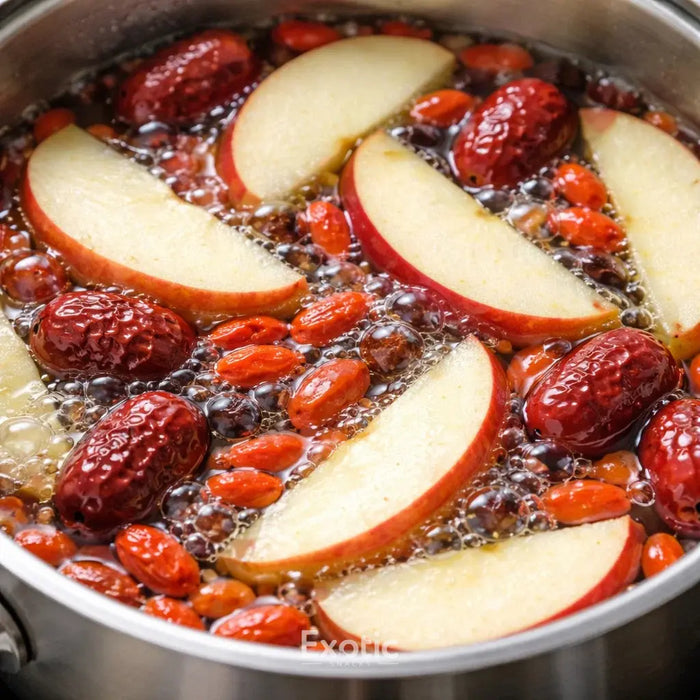 Chinese Baddies Tea Kit – Jujube + Goji Berry + Apple (Apple Not Included) Exotic Snacks Company