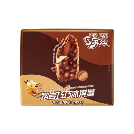 Chocolate Lava Ice Cream with Almond Crisp, 5pc - 350g YILI